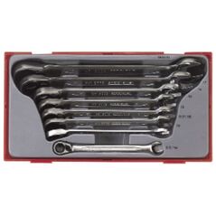 Teng Tools Zestaw kluczy płasko-oczkowych z grzechotką 8 - 19mm 8szt. (109730101)
