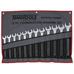 Teng Tools Zestaw kluczy płasko-oczkowych 1/4 - 3/4" 9szt. (151590601)