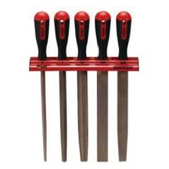 Teng Tools Zestaw pilników na wieszaku ściennym (12866-0107)