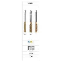 Fanar GWINTOWNIK M16 NGMM/3-P DIN-352 (6HX) HSSE TIN INOX
