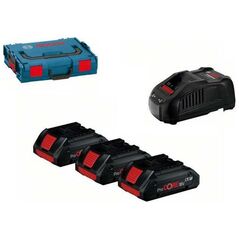 Bosch Akumulatr 18V 3x4.0Ah Gba Procore+ładowarka Gal 1880CV+L-BOXX 102 (B0615990L1R)