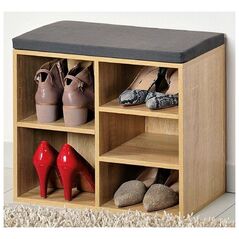 Kesper Szafka na buty z siedziskiem Kesper brązowa 51,5x29,5x48cm uniwersalny