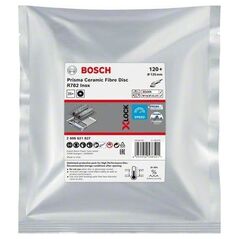 Bosch BOSCH FIBRA KRĄŻEK X-LOCK INOX 125 gr.120 R782 /25szt. B2608621827