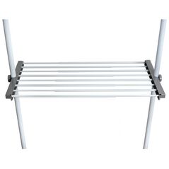 Wenko półka Herkules 73-120 x 42 cm stal nierdzewna biała