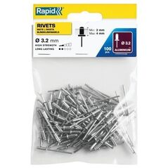 Rapid Nity Rapid standardowe ?3,2 x 8 mm - opakowanie 100 szt.