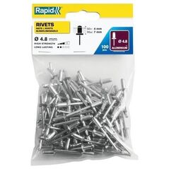 Rapid Nity Rapid standardowe ?4,8 x 10 mm - opakowanie 100 szt.