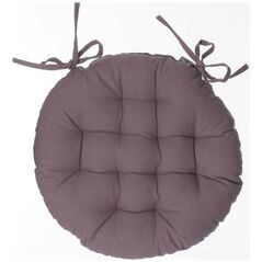 Atmosphera Poduszka na krzesło 38cm okrągła taupe