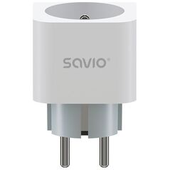 Savio Inteligentne gniazdko Wi-Fi 16A Pomiar zużycia energii, AS-01 Białe