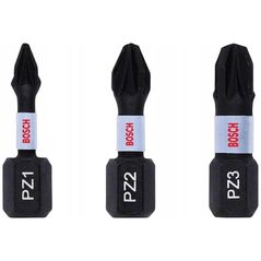 Bosch ZESTAW BITOW IMPACT CONTROL 3 SZT. 25MM / PZ1, PZ2, PZ3 / BOSCH