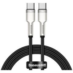 Baseus Cable USB-C To USB-C Cafule, 100w, 1m Black (CATJK-C01) (BASCATJK-C01) έως 12 άτοκες Δόσεις