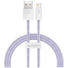 Baseus USB cable for Lightning Dynamic 2 Series, 2.4A, 1m (purple) (CALD040005) (BASCALD040005) έως 12 άτοκες Δόσεις