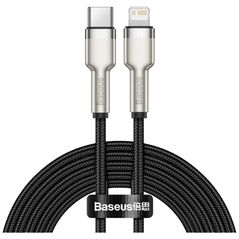 Baseus USB-C cable for Lightning Cafule, PD, 20W, 2m (black) (CATLJK-B01) (BASCATLJK-B01) έως 12 άτοκες Δόσεις