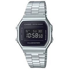 Casio Vintage Iconic Digital Battery Watch with Metal Bracelet Silver (A168WEM-1EF)(CASA168WEM1EF) έως 12 άτοκες Δόσεις