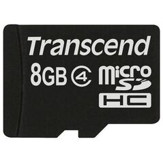Karta Transcend MicroSDHC 8 GB Class 4  (TS8GUSDC4)