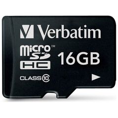 Karta Verbatim MicroSDHC 16 GB Class 10  (44010)