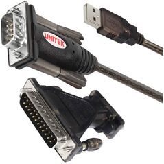 Kabel USB Unitek USB-A - RS-232 1.4 m Czarny (Y105A)