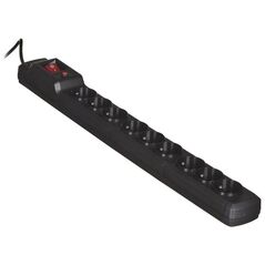 Listwa zasilająca Activejet Combo przeciwprzepięciowa 9 gniazd 1.5 m czarna