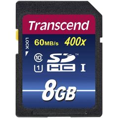 Karta Transcend 300x SDHC 8 GB Class 10 UHS-I/U1  (TS8GSDU1)