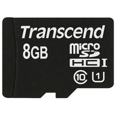 Karta Transcend Premium MicroSDHC 8 GB Class 10 UHS-I/U1  (TS8GUSDCU1)