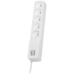 Listwa zasilająca Lestar ZX 510 przeciwprzepięciowa 5 gniazd 5 m biała (ZX 510 G-A  K.:WH 5,0M)