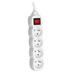 Listwa zasilająca Tracer PowerCord 4 gniazda 3 m biała (TRALIS44616)
