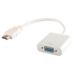Adapter AV Savio HDMI - D-Sub (VGA) biały (CL-27)
