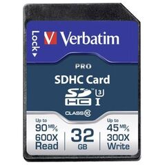 Karta Verbatim Pro SDHC 32 GB Class 10 UHS-I/U3  (47021)
