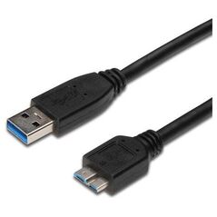 Kabel USB PremiumCord USB-A - micro-B 1 m Czarny (ku3ma1bk)