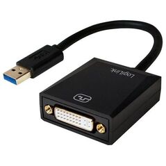 Adapter USB LogiLink USB - DVI Czarny  (UA0232)