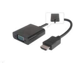 Adapter AV PremiumCord HDMI - D-Sub (VGA) czarny