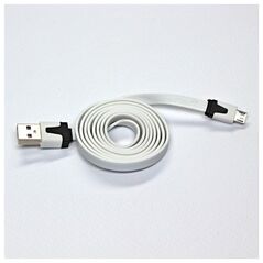 Kabel USB Neutralle USB-A - microUSB 1 m Biały