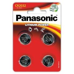 Panasonic Bateria Lithium Power CR2032 4 szt.