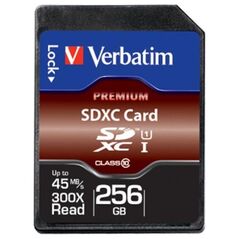 Karta Verbatim Premium SDXC 256 GB Class 10 UHS-I/U1  (44026)
