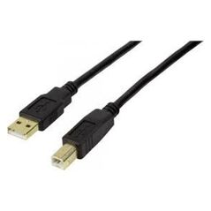 Kabel USB LogiLink USB-A - USB-B 10 m Czarny (UA0264)