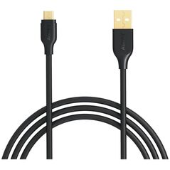 Kabel USB Aukey USB-A - microUSB 1 m Czarny (CB-MD1 Black)