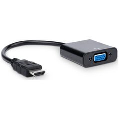 Adapter AV Akyga HDMI - D-Sub (VGA) czarny (AK-AD-42)