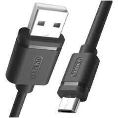 Kabel USB Unitek USB-A - microUSB 3 m Czarny (Y-C435GBK)