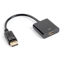 Adapter AV Lanberg DisplayPort - HDMI czarny (AD-0009-BK)