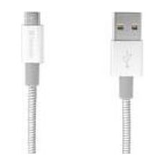 Kabel USB Verbatim USB-A - microUSB 1 m Srebrny (48862)