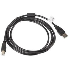 Kabel USB Lanberg USB-A - USB-B 1.8 m Czarny (CA-USBA-11CC-0018-BK)