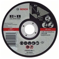 Bosch Tarcza 3 w 1 115x22x2,5mm 2608602388