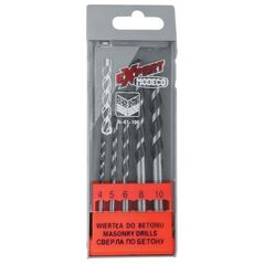 Wiertło Modeco do betonu walcowe 4 5 6 10 8mm zestaw (MN-61-106)