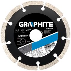 Graphite Tarcza diamentowa 180x22,2mm segmentowa (57H618)