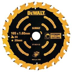 Dewalt Piła tarczowa do drewna 165x20mm 24z. - DT10300