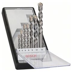 Wiertło Bosch do betonu walcowe 4 5 6 10 12 8mm zestaw (2607010545)