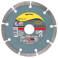 Modeco Ściernica diamentowa segmentowa URAN 115mm - MN-78-112