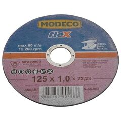 Modeco Ściernica płaska do cięcia stali cienka 115mm 25szt. - MN-68-966