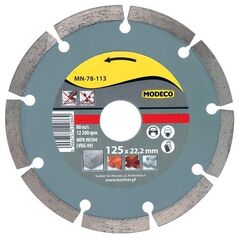 Modeco Ściernica diamentowa segmentowa URAN 125mm - MN-78-113