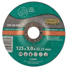 Modeco Ściernica wypukła do cięcia betonu 230x3x22,23mm 25szt.- MN-68-945
