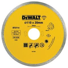 Dewalt Tarcza diamentowa 110x20mm ciągła do DWC410 (DT3714)
